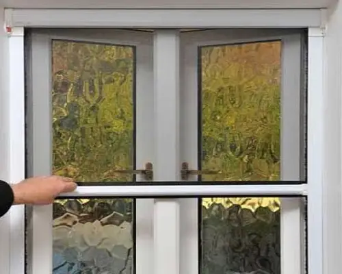 Apartment invisible grill installation