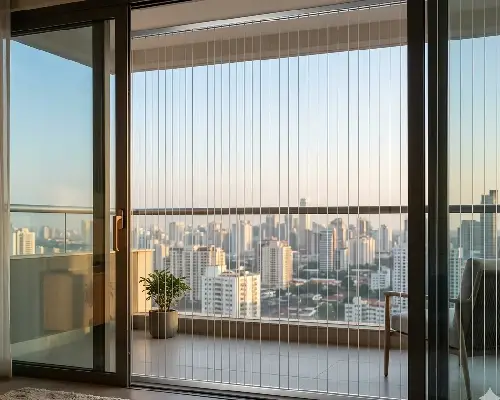 Window invisible grill installation
